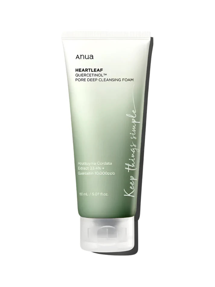 Anua – Heartleaf Quercetinol Pore Deep Cleansing Foam 🫧