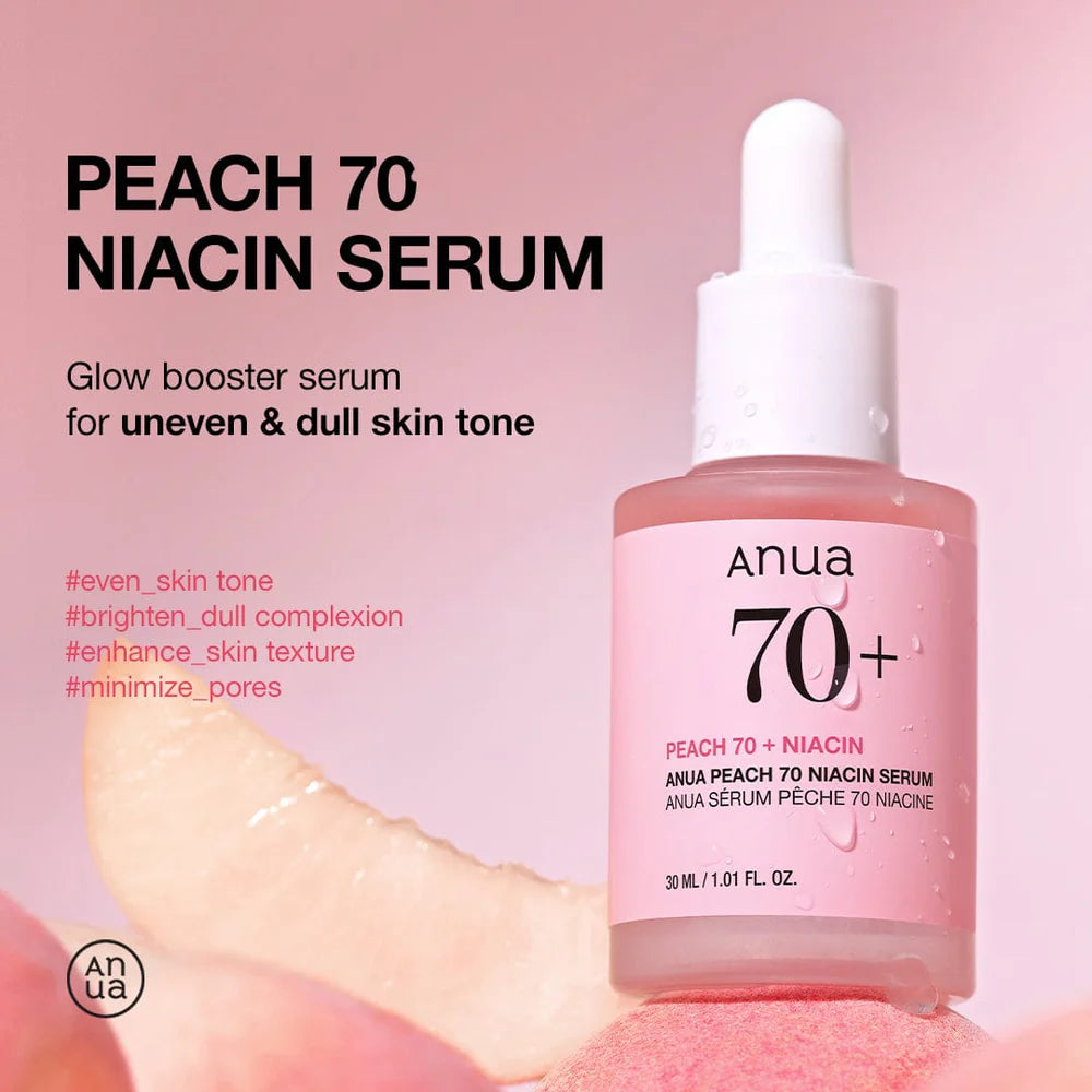 Anua - Peach 70% Niacinamide Serum 🍑