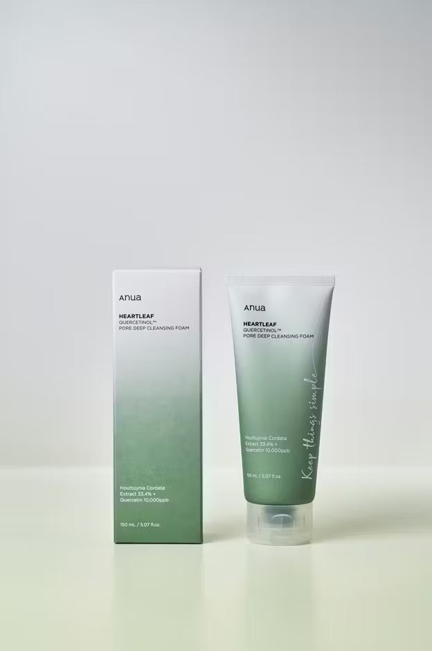 Anua – Heartleaf Quercetinol Pore Deep Cleansing Foam 🫧