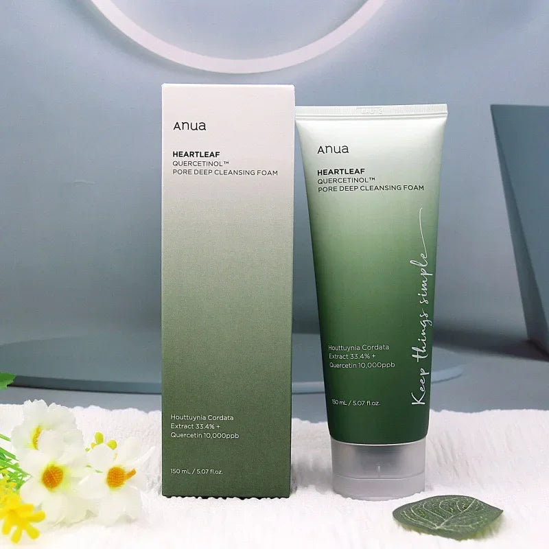 Anua – Heartleaf Quercetinol Pore Deep Cleansing Foam 🫧