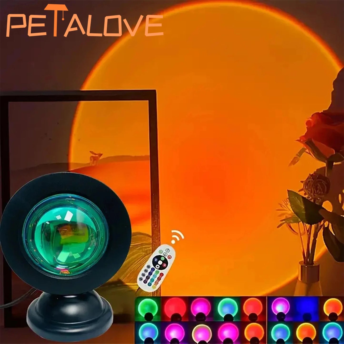 16-Color Spectrum Vibrant Sunset Projection Light ☀️