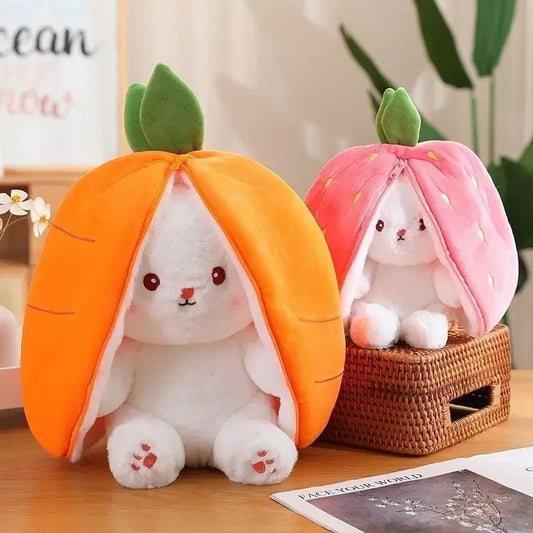 Bunny Plush – Carrot & Strawberry