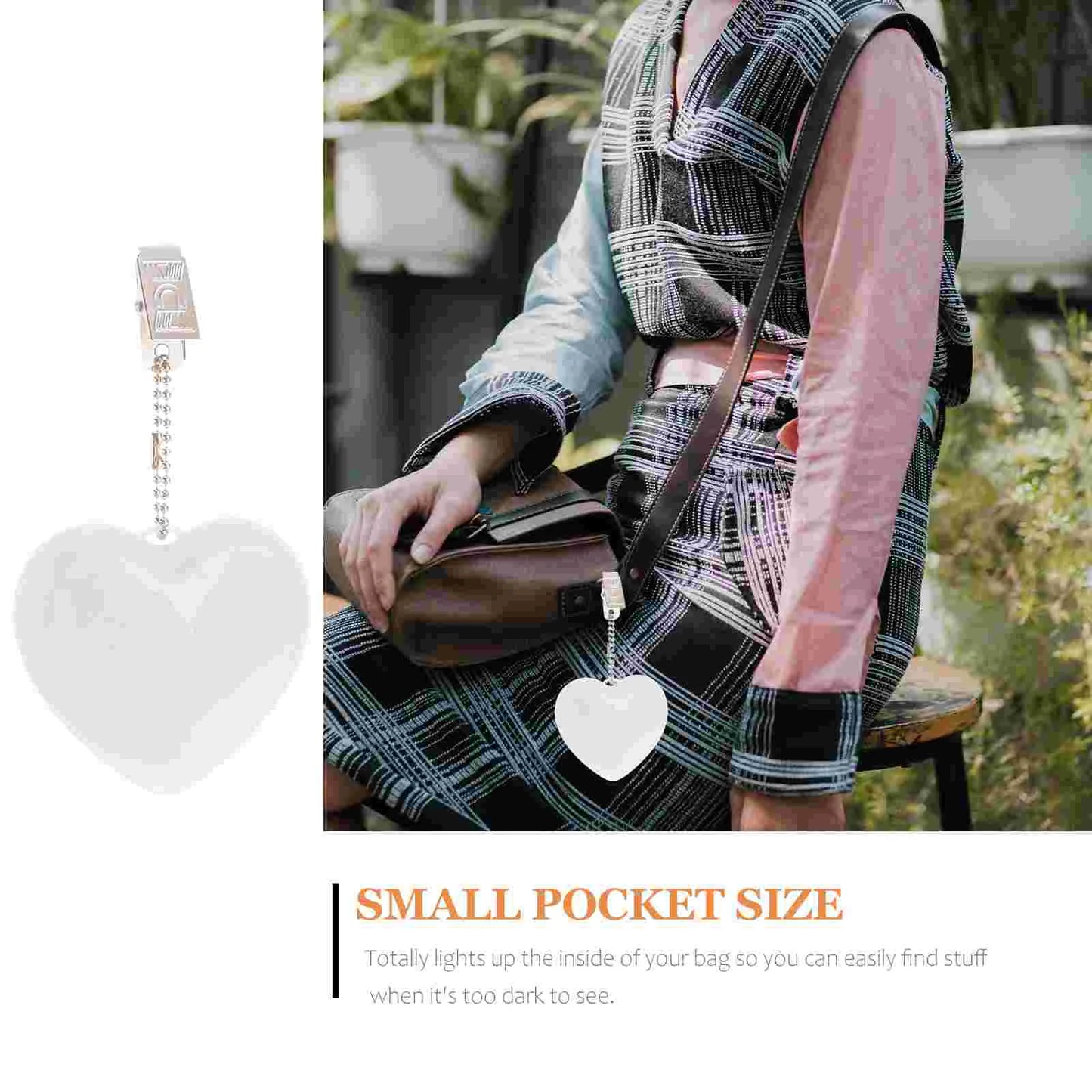 Purse Heart Light 🤍
