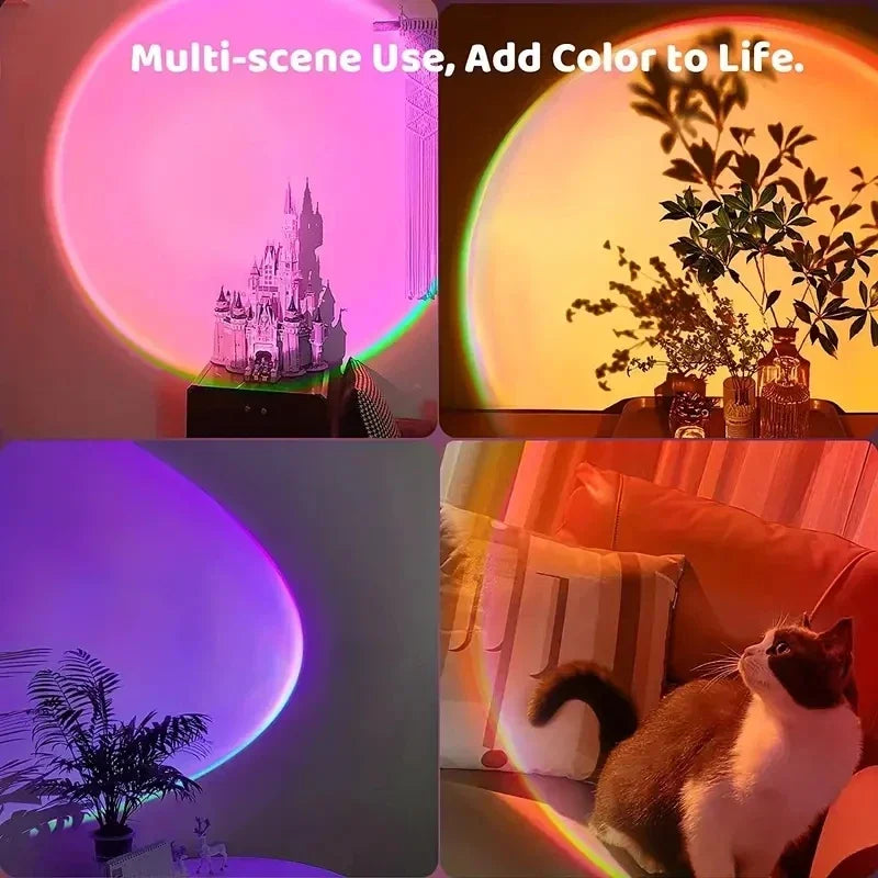 16-Color Spectrum Vibrant Sunset Projection Light ☀️