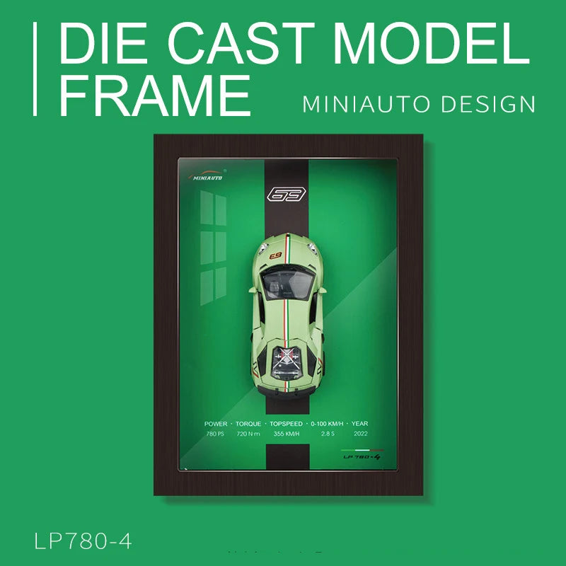 Alloy Racing Car 3D Model Frame 🏎️