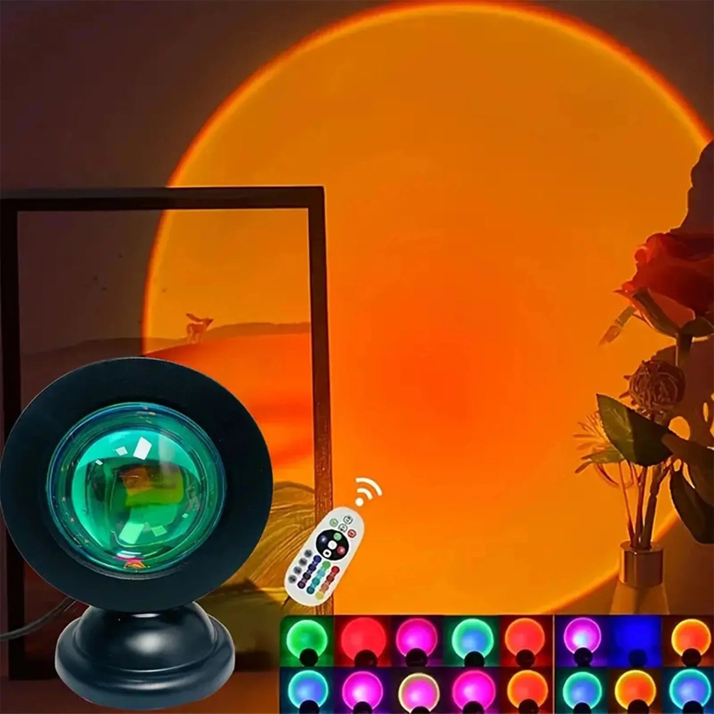 16-Color Spectrum Vibrant Sunset Projection Light ☀️