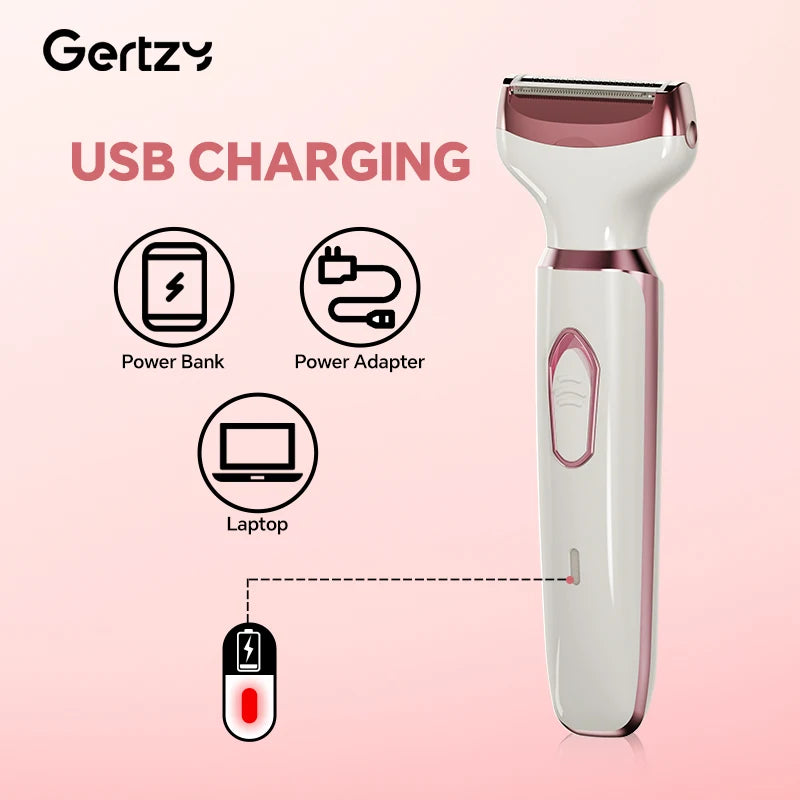 GlowTrim Pro - 4-in-1 Rechargeable Electric Razor Kit🪒