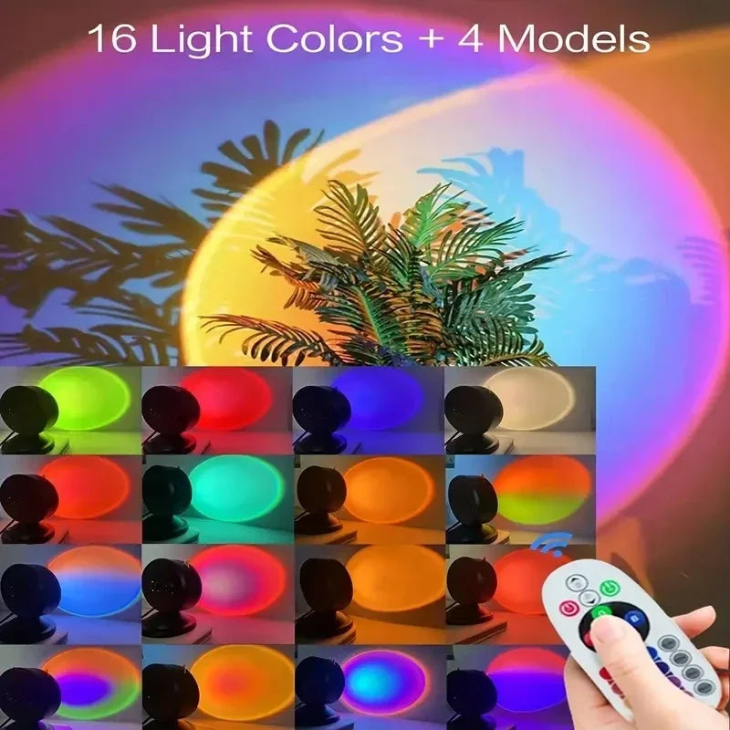 16-Color Spectrum Vibrant Sunset Projection Light ☀️