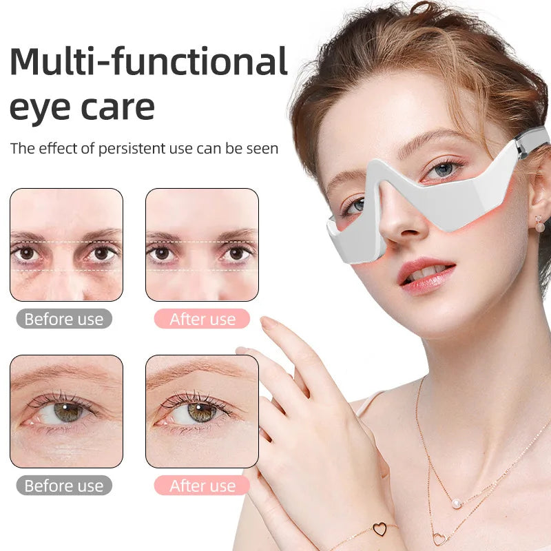 Rechargeable Eye Massager Glasses for Dark Circles ✨