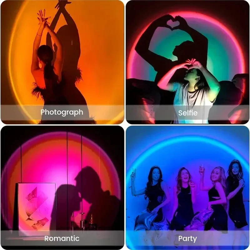 16-Color Spectrum Vibrant Sunset Projection Light ☀️