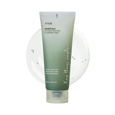 Anua – Heartleaf Quercetinol Pore Deep Cleansing Foam 🫧