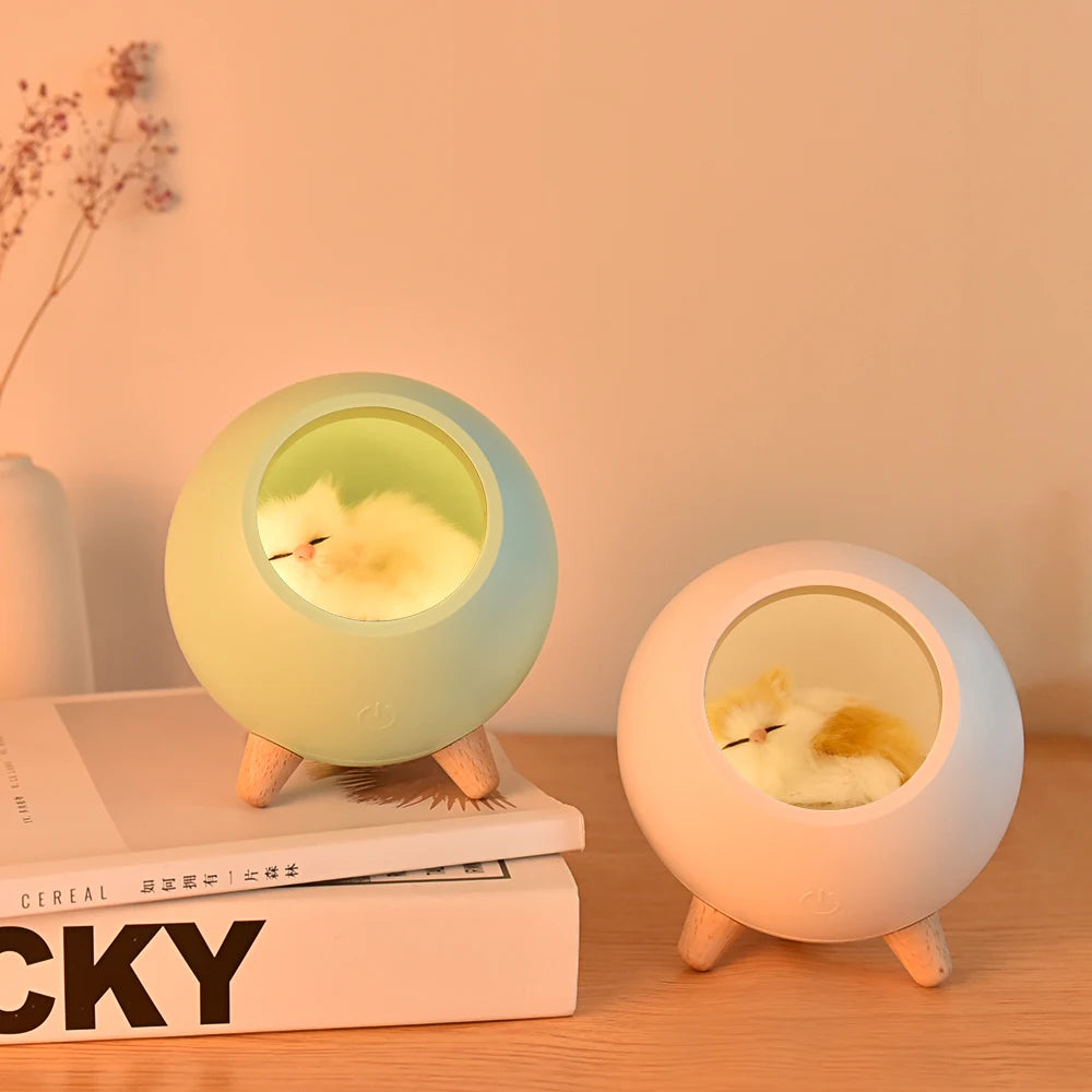 Cozy Cat House Lamp