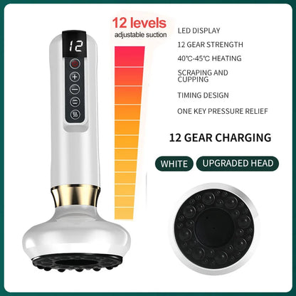 6/12 Gear Electric Cupping Massager ⚡