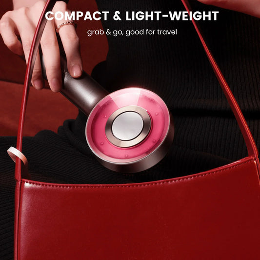 2-in-1 RED Light Scalp Massager with Oil Applicator, Electric Hair Brushes with Hair Oil Dispenser