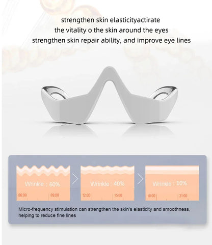 Rechargeable Eye Massager Glasses for Dark Circles ✨