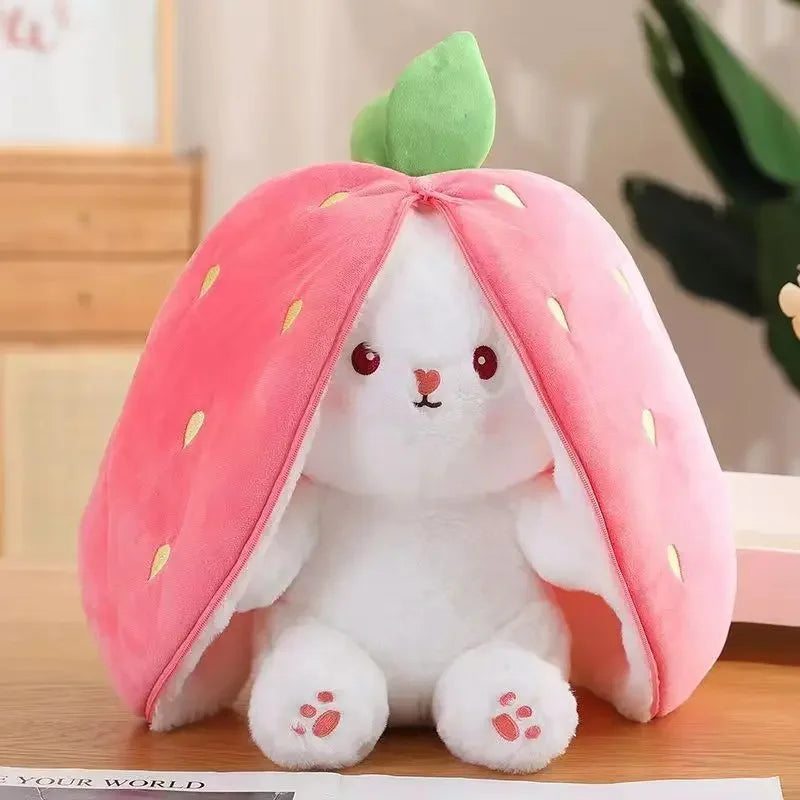 Bunny Plush – Carrot & Strawberry