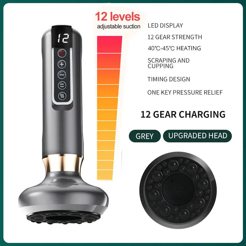 6/12 Gear Electric Cupping Massager ⚡