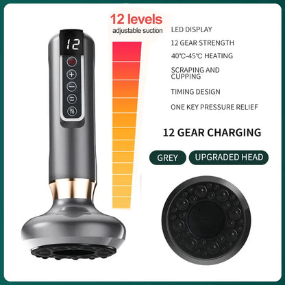 6/12 Gear Electric Cupping Massager ⚡