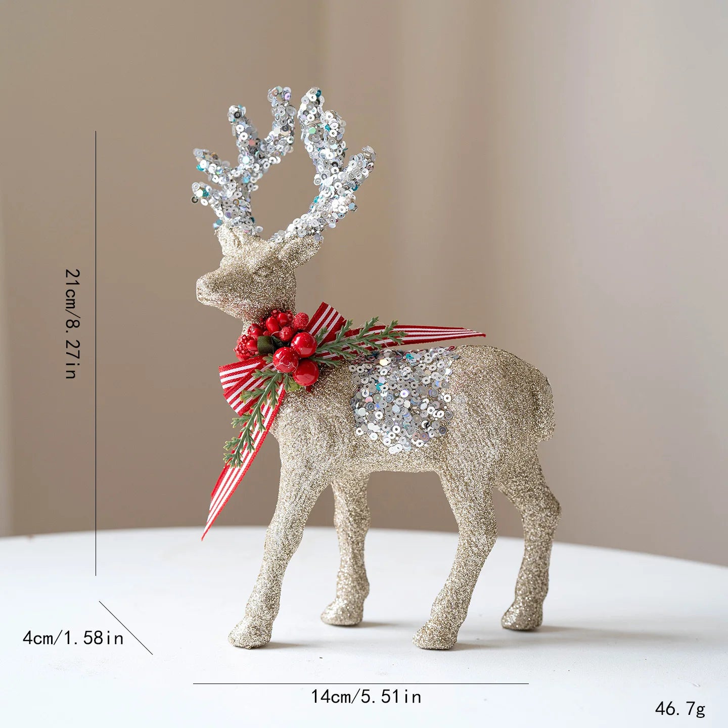 Christmas Deer Family Decor