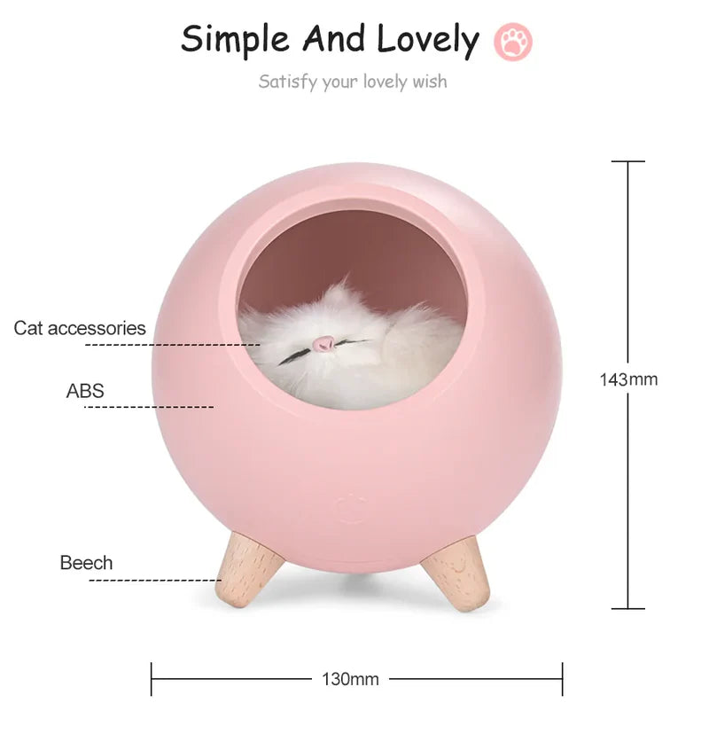 Cozy Cat House Lamp